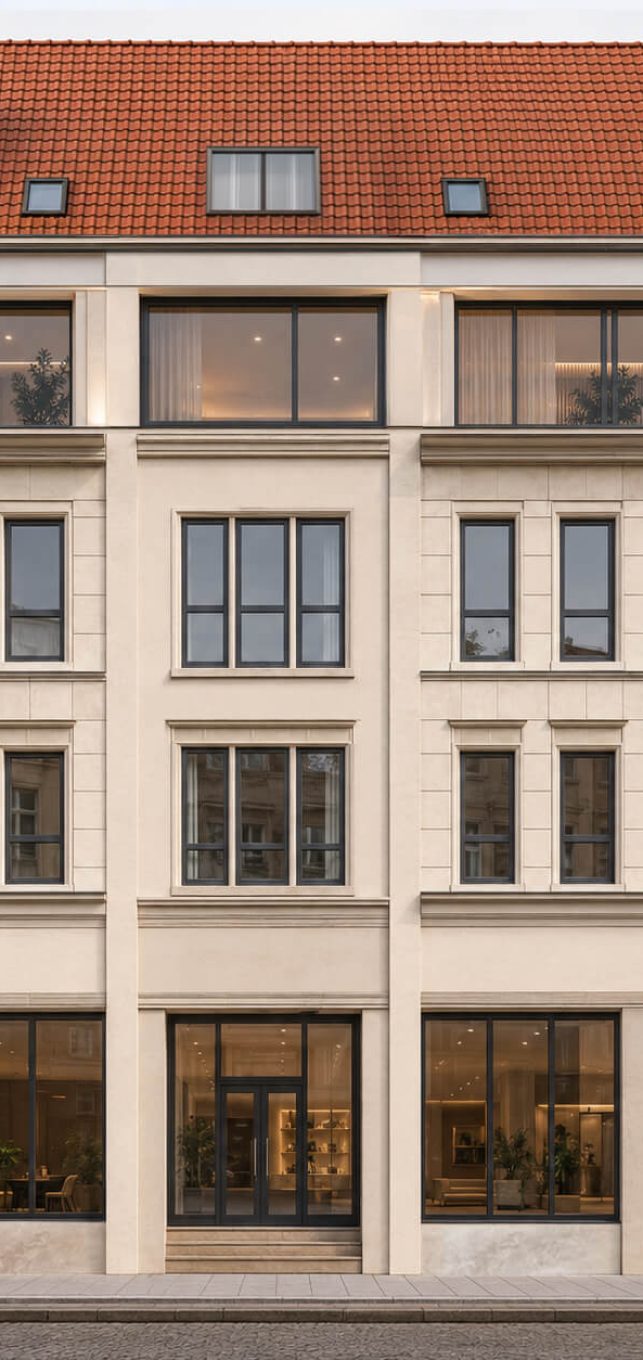Malarska 27–29 we Wrocławiu — projekt elewacji Bronson Studio